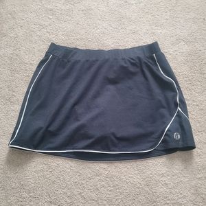 Gray Raw Threads Athletics Skort